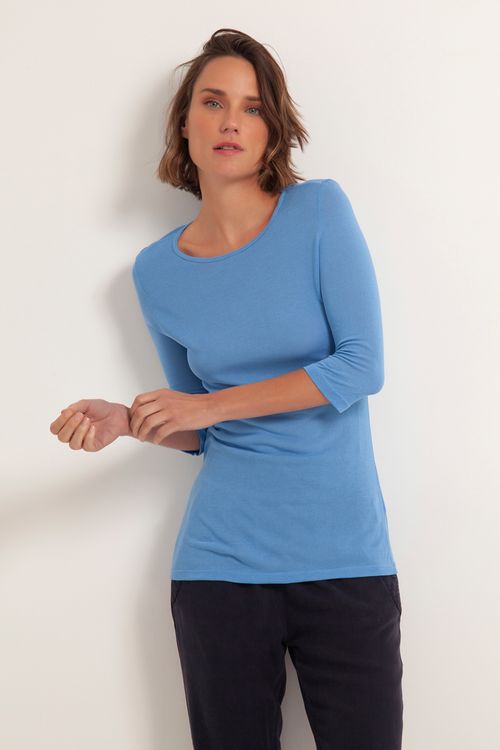 camiseta-basic-manga-3-4-azul-claro-jchermann