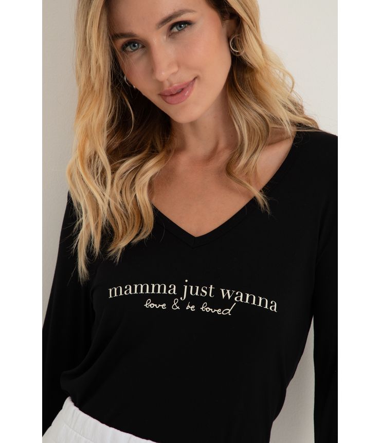 Camiseta Mamma Just Wanna - jchermann